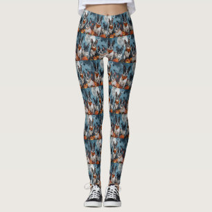 Boston Terriër Halloween Spooky Leggings