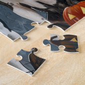 Boston Terriër Halloween Spooky Legpuzzel (Zijkant)