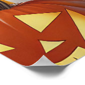 Boston Terriër Halloween Spooky Poster (Hoek)