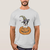 Boston Terrier Halloween T-shirt (Voorkant)