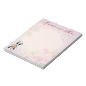 Boston Terrier Heart mama Notitieblok (Linkerzijde)