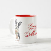 Boston Terrier Heart mama Tweekleurige Koffiemok (Voorkant links)
