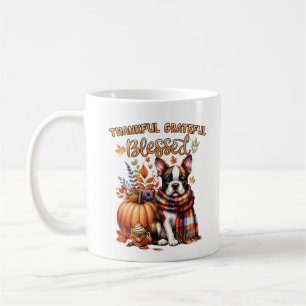 Boston Terrier Herfst Pompoen Hondenliefhebbers Koffiemok