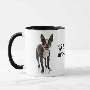 Boston Terrier - Het leven is beter Mok