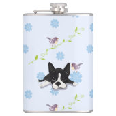 Boston Terrier Heupfles (Voorkant)