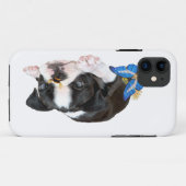 Boston Terrier Hommelnest Kunst Case-Mate iPhone Case (Achterkant (horizontaal))