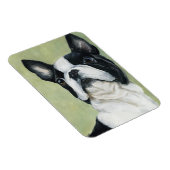 Boston Terrier Hond Art Magnet Magneet (Rechterzijde)
