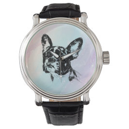 Boston Terrier Hond Chique Art Design Horloge