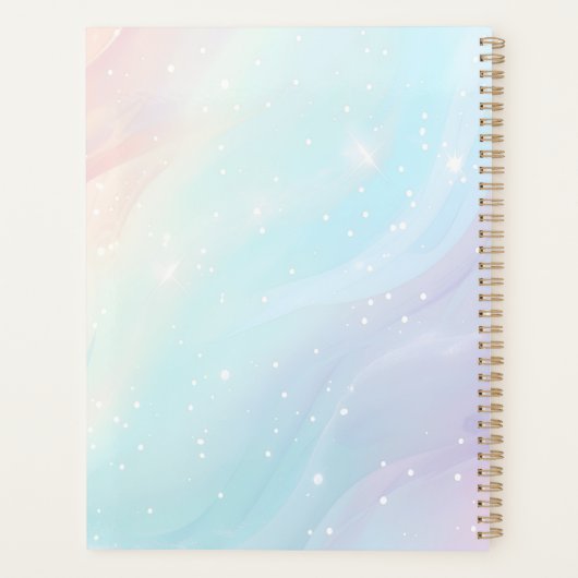 Boston Terrier Hond Chique Art Design Planner (Achterkant)