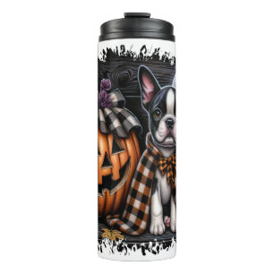 Boston Terrier Hond Halloween Thermosbeker