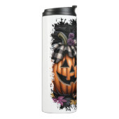 Boston Terrier Hond Halloween Thermosbeker (Gedraaid links)