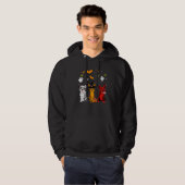 Boston Terrier-hond Hoodie (Voorkant volledig)