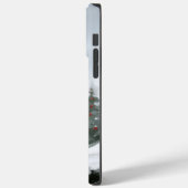 Boston Terrier Hond in Sneeuw Kerstmis Case-Mate iPhone Case (Achterkant / Links)