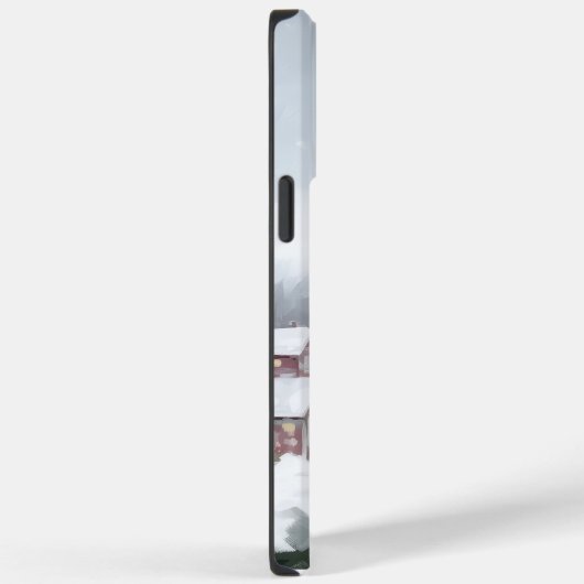 Boston Terrier Hond in Sneeuw Kerstmis Case-Mate iPhone Case (Achterkant / Rechts)