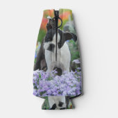 Boston Terrier Hond Leuke Puppy Foto, Fles-jas Flesjeskoeler (Achterkant)