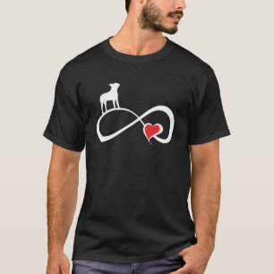 Boston Terriër Hond Moeder Eigenaar Eternity Hart T-shirt