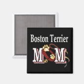 Boston Terrier Hond MOEDER Magneet (Voorkant / Achterkant)