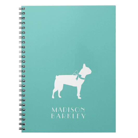 Boston Terrier Hond Puppy Notitieboek (Voorkant)