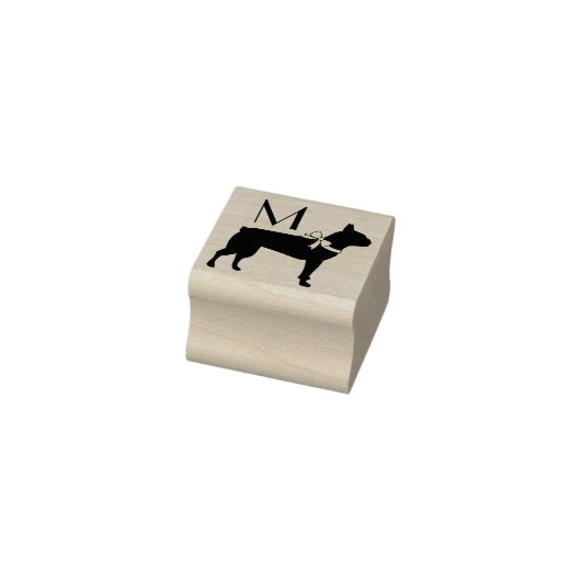 Boston Terrier Hond Puppy Rubberstempel (Stempel)