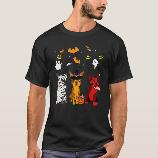 Boston Terrier-hond T-shirt (Voorkant)