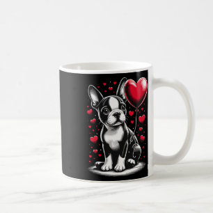 Boston Terrier Hond Valentijnsdag Hondeneigenaar V Koffiemok