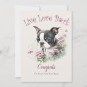 Boston Terrier hondenadoptie, Gotcha-dag Kaart (Voorkant)