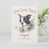 Boston Terrier hondenadoptie, Gotcha-dag Kaart (Staand voorkant)