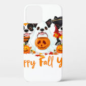 Boston Terrier Hondenliefhebber Herfst Yall Hallow Case-Mate iPhone Case (Achterkant)