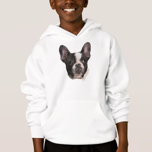 Boston Terrier Hondenportret Print (Voorkant)