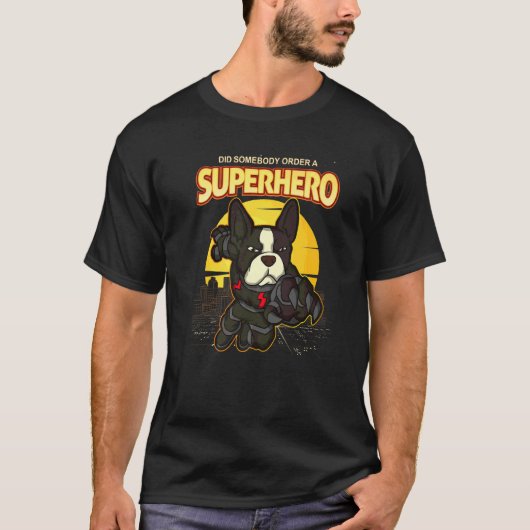 Boston Terrier-hondenras 172 T-shirt (Voorkant)