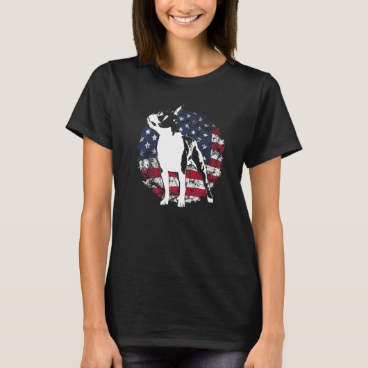 Boston Terrier-hondenras  64 T-shirt (Voorkant)