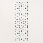 Boston Terrier hondenyoga Yogamat (Achterkant)