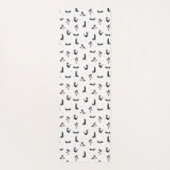 Boston Terrier hondenyoga Yogamat (Achterkant)