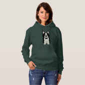 Boston Terrier  Hoodie (Voorkant volledig)