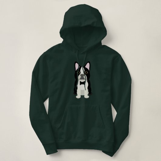 Boston Terrier  Hoodie (Design voorkant)