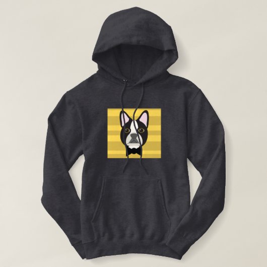 Boston Terrier Hoodie (Design voorkant)