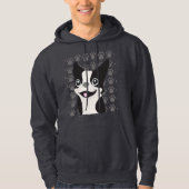 Boston Terrier Hoodie (Voorkant)
