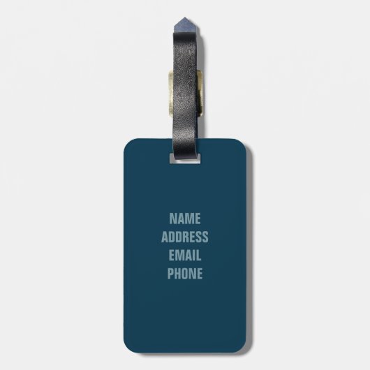 Boston Terrier Hope Geïnspireerd Bagagelabel (Achterkant verticaal)