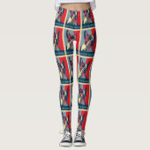 Boston Terrier Hope Geïnspireerd Leggings (Voorkant)