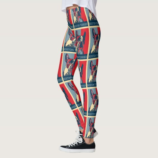 Boston Terrier Hope Geïnspireerd Leggings (Links)