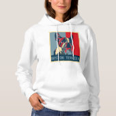 Boston Terrier Hope Poster Hoodie (Voorkant)