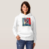 Boston Terrier Hope Poster Hoodie (Voorkant volledig)