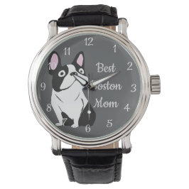 Boston terrier horloge