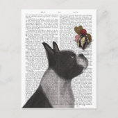 Boston Terrier Ice Cream Briefkaart (Voorkant)