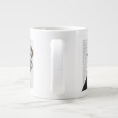 Boston Terrier Ice Cream Grote Koffiekop (Achterkant)