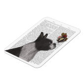 Boston Terrier Ice Cream Magneet (Linkerzijde)