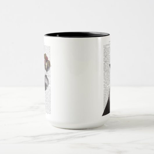 Boston Terrier Ice Cream Mok (Midden)