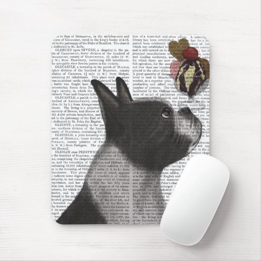 Boston Terrier Ice Cream Muismat (Met muis)