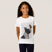 Boston Terrier Ice Cream T-shirt (Voorkant volledig)