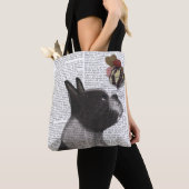 Boston Terrier Ice Cream Tote Bag (Dichtbij)